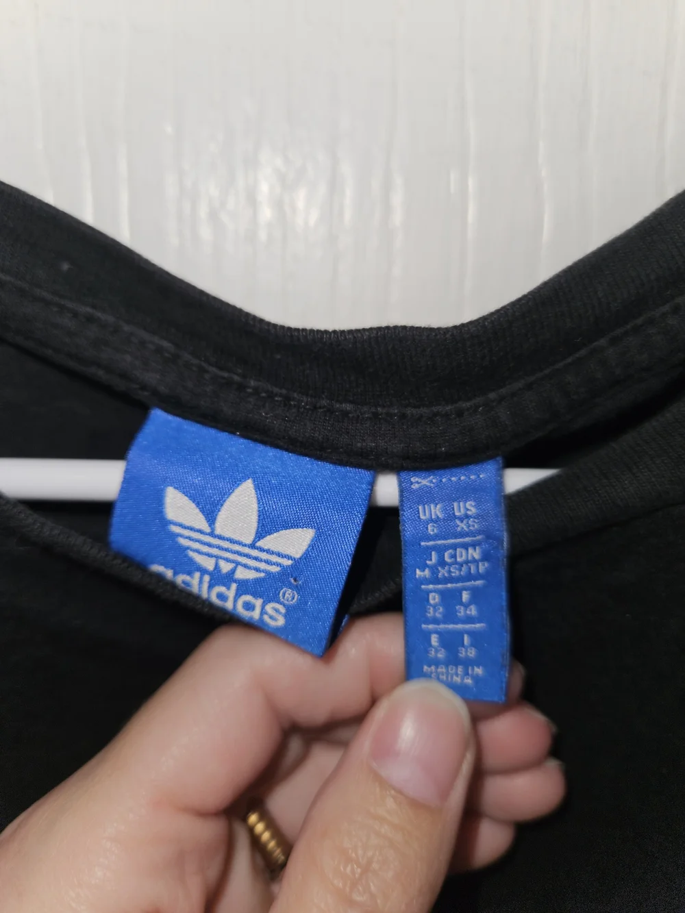 adidas Kids Black Trefoil Logo T-Shirt